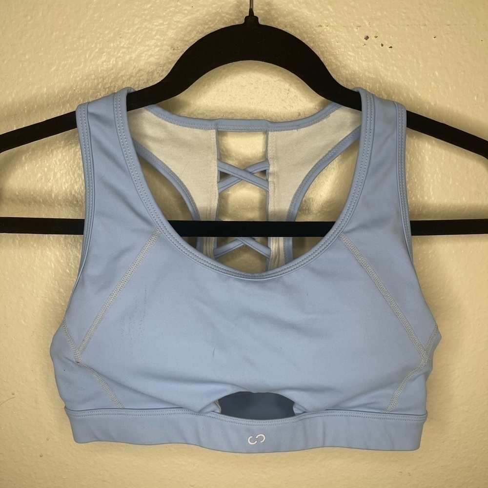CURVES N Combat Boots Laced Back Sports Bra